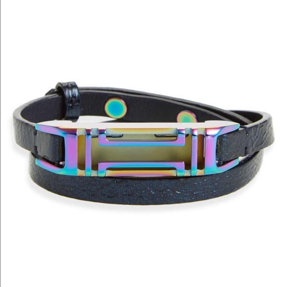 New Tory Burch Fitbit Leather Bracelet - Picture 4 of 5